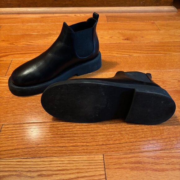 Marsell Black Gomme Gommello Boots Womens Size 36.5 - Picture 4 of 5